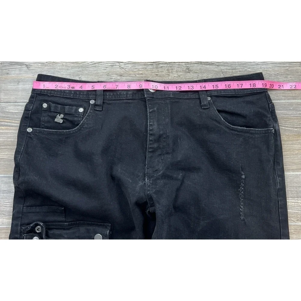 Grindhouse Men's Jeans Size 38/32 Street Wear Punk Grunge‎ Tactical Pockets Y2K